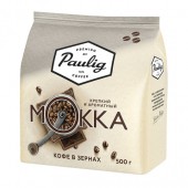 Кофе зерновой Paulig Mokka, 100% Арабика, 500г,