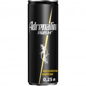 Напиток Энергетический "Adrenalin Rush", 0,25л