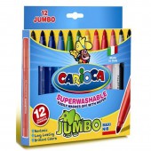 Фломастеры 12цв., "Carioca "Jumbo", картон.упак., 40569