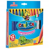 Фломастеры 12цв., "Carioca "Jumbo", картон.упак., 40569