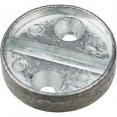 Плашка металлическая на 1 печать, диаметр 29 мм, 2шт/уп, дюраль