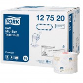 Бумага туалетная для держателей "Tork Premium" 2-слойная, белая, 100м/рул T6, 27р/уп Бумага туалетная для держателей "Tork Premium" 2-слойная, белая, 100м/рул T6, 27р/уп