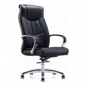Кресло руководителя bn_Fc eсhair-534 tl кожа черная, хром