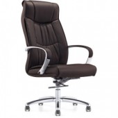 Кресло руководителя bn_Fc eсhair-534 tl кожа коричневая, хром