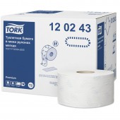 Бумага туалетная для держателей "Tork Premium Mini" 2-слойная, 12рул./уп, . 850л, T2 110253 Бумага туалетная для держателей "Tork Premium Mini" 2-слойная, 12рул./уп, . 850л, T2 110253