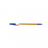 Ручка шариковая Школьник, цвет - оранж./синий