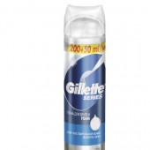 Пена для бритья Gillette, Sensitive Skin для чувствительной кожи, 250мл, ст.3/6