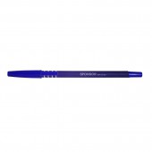 Ручка шариковая, 0.7 мм, прорезиненный корпус, синяя