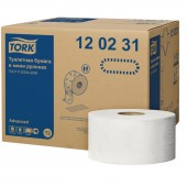 Бумага туалетная для держателей "Tork T2 Advanced Mini" 170м, 2-слойная, белая, 12рул./уп, 120231