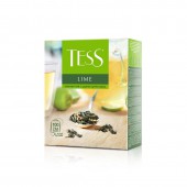 Чай зеленый Tess Lime, цедра лимона, лепестки лайма, 100 пак/уп Чай зеленый Tess Lime, цедра лимона, лепестки лайма, 100 пак/уп