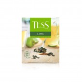 Чай зеленый Tess Lime, цедра лимона, лепестки лайма, 100 пак/уп Чай зеленый Tess Lime, цедра лимона, лепестки лайма, 100 пак/уп