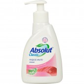 Жидкое мыло с дозатором, антибактериальное, 250мл, "Absolut Classic", Нежное