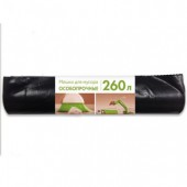 Пакеты для мусора, 260л, 10шт/уп, ПВД, 110мкм, 90х140см, Пакеты для мусора, 260л, 10шт/уп, ПВД, 110мкм, 90х140см,