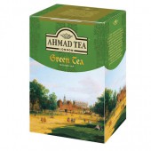 Чай зеленый листовой Ahmad Tea Green 200г, коричнев.картон.упак, ст.12