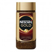 Кофе растворимый Nescafe Gold 190г, стекл.банка, ст.6