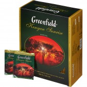 Чай черный Greenfield Kenyan Sunrise 100пак/уп, цейлонский (0600), картон.упак, ст.9