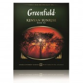 Чай черный Greenfield Kenyan Sunrise 100пак/уп, цейлонский (0600), картон.упак, ст.9 Чай черный Greenfield Kenyan Sunrise 100пак/уп, цейлонский (0600), картон.упак, ст.9