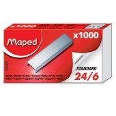 Скобы для степлера №24/6 Maped, 1000 шт. Скобы для степлера №24/6 Maped, 1000 шт.