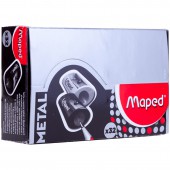 Точилка металл, 1 отверстие, Maped Satellite, цв.корп. черн/серебр. Точилка металл, 1 отверстие, Maped Satellite, цв.корп. черн/серебр.
