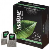 Чай зеленый Maitre Классический, 100 пак/уп