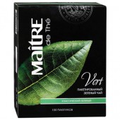 Чай зеленый Maitre Классический, 100 пак/уп