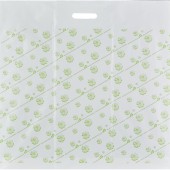 Пакеты ПВД с вырубной ручкой, рисунком Знак Качества 60x63 см 20 шт/уп