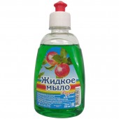 Жидкое мыло, 300мл, "Радуга" Яблоко, пуш-пул