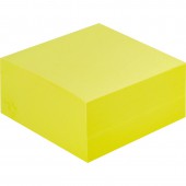 Липкие блоки 76х76 Attache Selection с клеев. краем  неон, желтый 400 листов