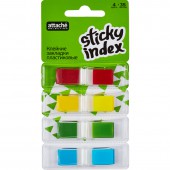 Закладки  пласт. Pop-up 4цв.по 40л. 45ммх12 Attache Selection Закладки  пласт. Pop-up 4цв.по 40л. 45ммх12 Attache Selection