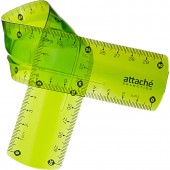 Линейка 30см, пластмассовая, Attache Selection Flexible, Линейка 30см, пластмассовая, Attache Selection Flexible,