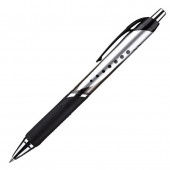 Ручка гелевая Attache selection Galaxy, black/black, черный корп