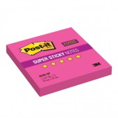 Блок для записей Post-it, 3М 654R-SB "Super Sticky", 76х76х9