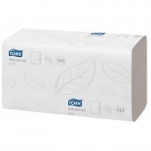 Полотенца бумажные для держателей "Тоrk" Advanced H3 Soft", 2-слойные, белые, zz-слож, 23х23 200л, 20шт/уп, 290184, ст.1