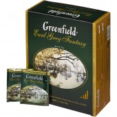 Чай черный Greenfield Earl Grey Fantasy, бергамот, фольгир., 100пак/уп., ст.1