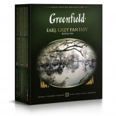 Чай черный Greenfield Earl Grey Fantasy, бергамот, фольгир., 100пак/уп., ст.1