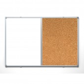 Доска комб.пробковая/магн.-маркерная лак 60х90см алюм.рама Доска комб.пробковая/магн.-маркерная лак 60х90см алюм.рама