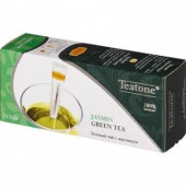 Чай зеленый Teatone, с жасмином, в металл.стике 15шт/уп. Чай зеленый Teatone, с жасмином, в металл.стике 15шт/уп.