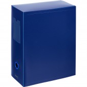 Папка-короб архивный 120мм, "Attache", пластик, синий