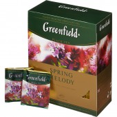 Чай черный Greenfield Spring Melody фольгир.100 пак Чай черный Greenfield Spring Melody фольгир.100 пак