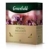 Чай черный Greenfield Spring Melody фольгир.100 пак Чай черный Greenfield Spring Melody фольгир.100 пак