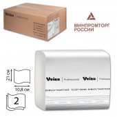 Бумага туалетная для держателей Veiro L1 Comf лист 2сл.250л/пач30пач/кор V-слож.tv201