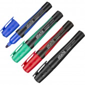 Маркер перманентный Attache Selection Pegas набор 4цв., 2-5мм Маркер перманентный Attache Selection Pegas набор 4цв., 2-5мм