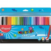 Фломастеры 24цв., "Maped Color Pers Ocean" Фломастеры 24цв., "Maped Color Pers Ocean"