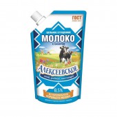 Молоко сгущенное «Алексеевское» с сахаром дуопак с доз., 8,5%, 270г ст.1