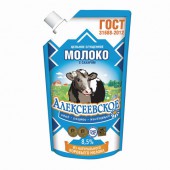 Молоко сгущенное «Алексеевское» с сахаром дуопак с доз., 8,5%, 270г ст.1