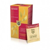 Чай черный Mango & Strawberry Newby , 25 пакетиков Чай черный Mango & Strawberry Newby , 25 пакетиков