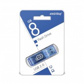 Флеш-память Smartbuy 8GB Glossy series Blue