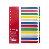 Разделитель листов А4+1-12, цв пласт , Attache Selection Разделитель листов А4+1-12, цв пласт , Attache Selection