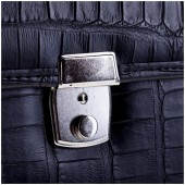 Портфель "Palermo" кожзам, черный, с ремнем Портфель "Palermo" кожзам, черный, с ремнем