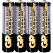Элементы питания батарейка R03 GP Supercell 24S OS4 4шт/уп